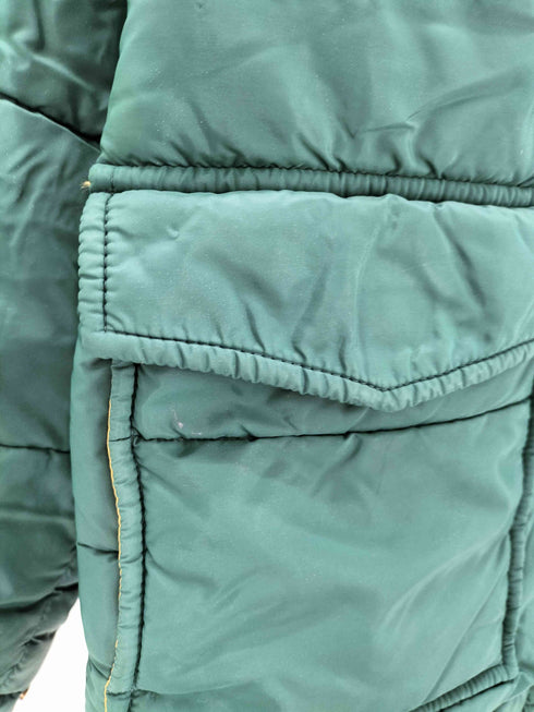 エディーバウアー Eddie Bauer 80S 黒タグ スタンドネック 中綿 ジャケット レディース import:L
